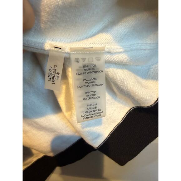 Karl Lagerfeld Paris Knit Cardigan Sweater - Picture 7 of 8